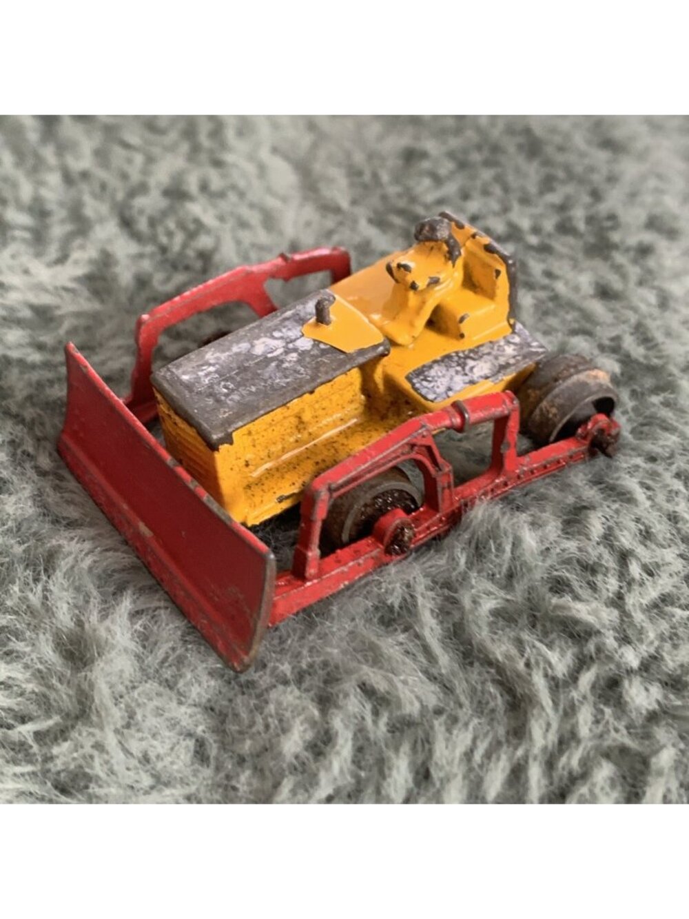 Vintage Matchbox Series No 18a Caterpiller Bulldozer Lesney England